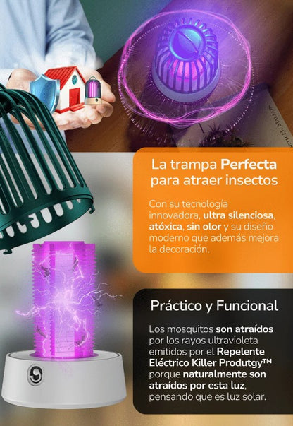 Lámpara LED UV Repelente de Mosquitos